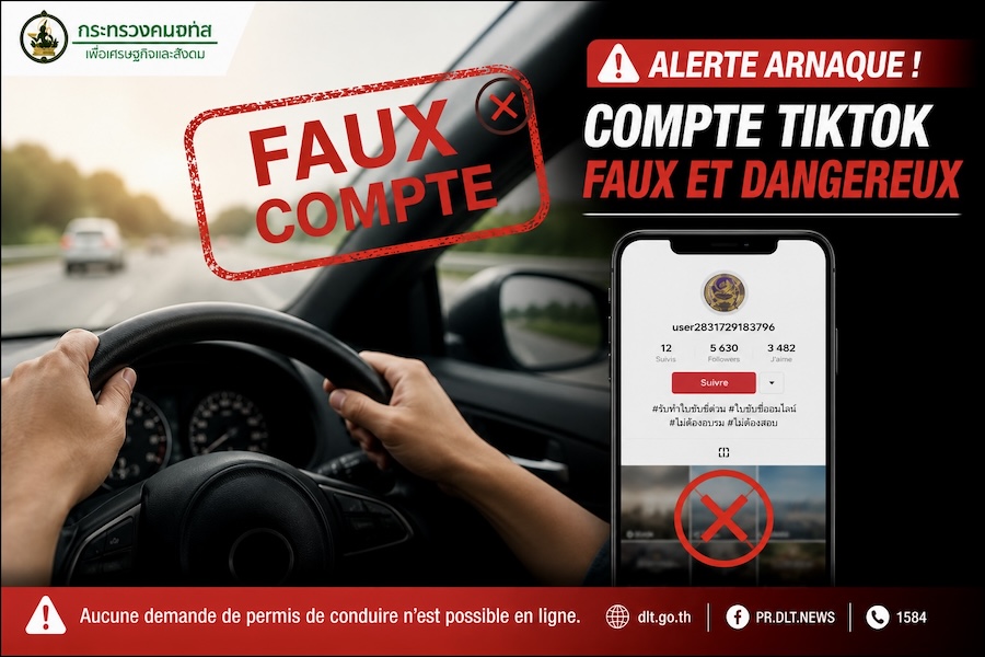 Faux compte Tiktok permis de conduire