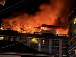 PATTAYA – INCENDIE : De nombreux touristes piégés dans un hôtel en flammes