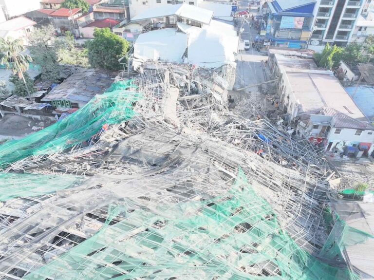 PHILIPPINES – SOCIÉTÉ : Un immeuble de neuf étages en construction s’effondre à Angeles City