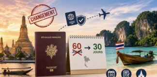 THAÏLANDE – VISA : Tout savoir sur le retour de l’exemption de visa à 30 jours