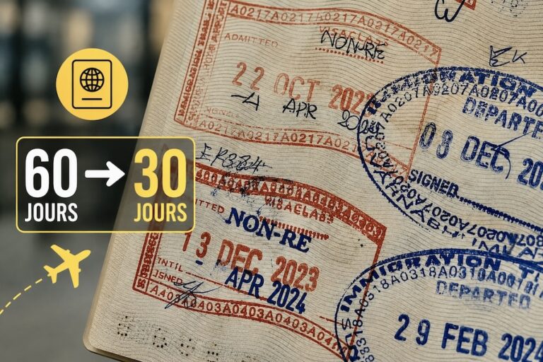 THAÏLANDE – TOURISME : Les 60 jours sans visa, c&rsquo;est (hélas) fini