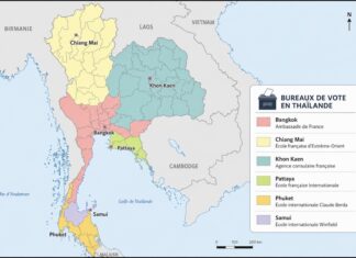 zonage élection Thaïlande