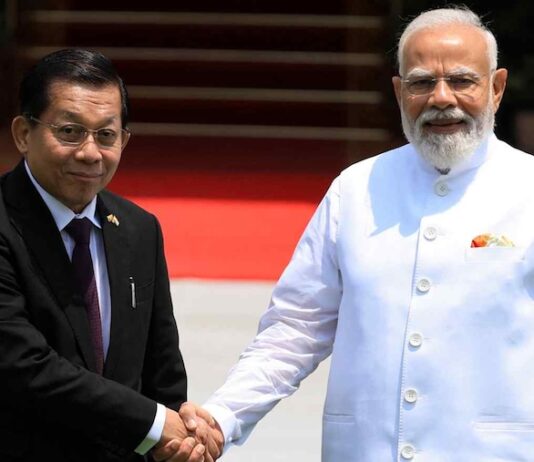 BIRMANIE – CONFLIT : L’Inde parie sur le général Min Aung Hlaing