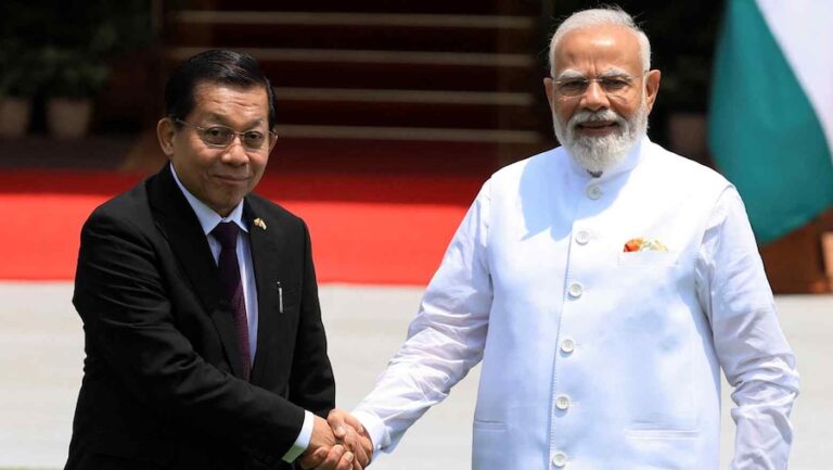 BIRMANIE – CONFLIT : L’Inde parie sur le général Min Aung Hlaing
