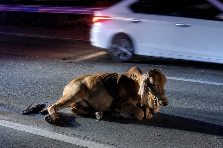 CHIANG MAI – SOCIÉTÉ : Six blessés dans un accident causé par une vache