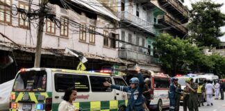 THAÏLANDE – SOCIÉTÉ : L’effondrement partiel d’un immeuble près du Wat Traimit fait un mort
