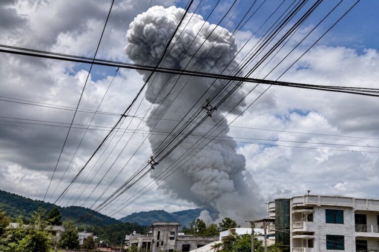 BIRMANIE – CONFLIT : Au moins 55 morts dans une explosion au cœur d&rsquo;une zone rebelle
