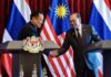 THAÏLANDE – MALAISIE : Ce qu’Anutin est venu négocier à Kuala Lumpur Anutin et Anwar visite juillet 2026