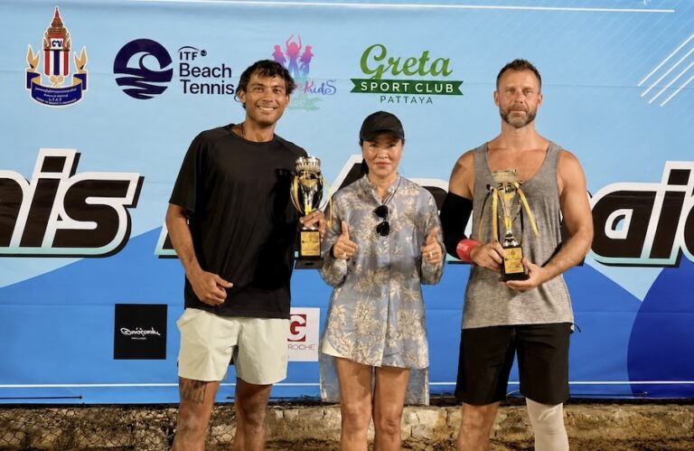PATTAYA – BEACH TENNIS : Des Français brillent sur le circuit professionnel ITF et accompagnent l&rsquo;essor de la discipline en Asie