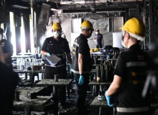 THAÏLANDE – BANGKOK : L’incendie du Rong Beer fait une 35e victime Incendie Rong Beer