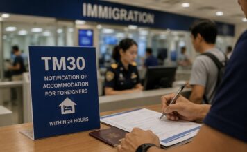 THAÏLANDE – IMMIGRATION : Le TM30 bientôt modernisé, mais le contrôle des étrangers reste au cœur de la réforme