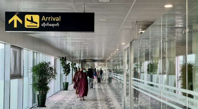 BIRMANIE – TOURISME : Les autorités affichent une reprise encore loin des niveaux d’avant-crise aéroport de Rangoun