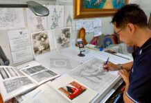 THAÏLANDE – MONARCHIE : Dans les ateliers des artisans qui préparent les funérailles royales de la reine Sirikit
