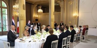 THAÏLANDE – FRANCE : En photo, le diner d’État offert à S.M. Rama X