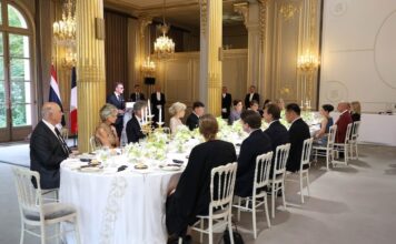 THAÏLANDE – FRANCE : En photo, le diner d’État offert à S.M. Rama X