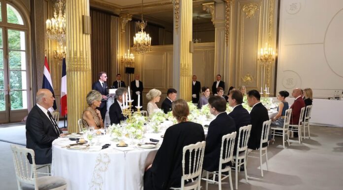 THAÏLANDE – FRANCE : En photo, le diner d’État offert à S.M. Rama X