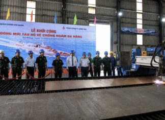 VIETNAM – DÉFENSE : Hanoï lance la construction de son plus grand navire de combat de conception nationale