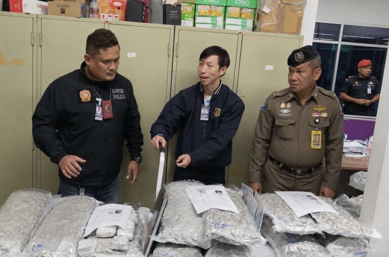 THAÏLANDE – CANNABIS : Deux Français et deux Suisses arrêtés à Phuket