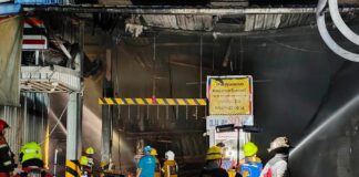 BANGKOK – INCENDIE : Violent feu au Khlong Thom Center, onze blessés