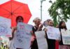 THAÏLANDE – SOCIÉTÉ : Travail du sexe : des militants réclament la dépénalisation et des droits sociaux manifestants pour des droits aux travailleurs du sexe