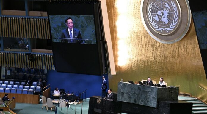 THAÏLANDE – DIPLOMATIE : À l’ONU, Anutin met l’accent sur les crises régionales Anutin à l'ONU