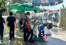 Bangkok marchand de rue