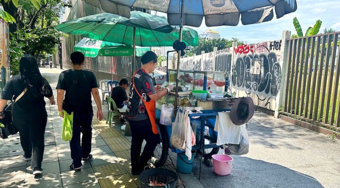Bangkok marchand de rue