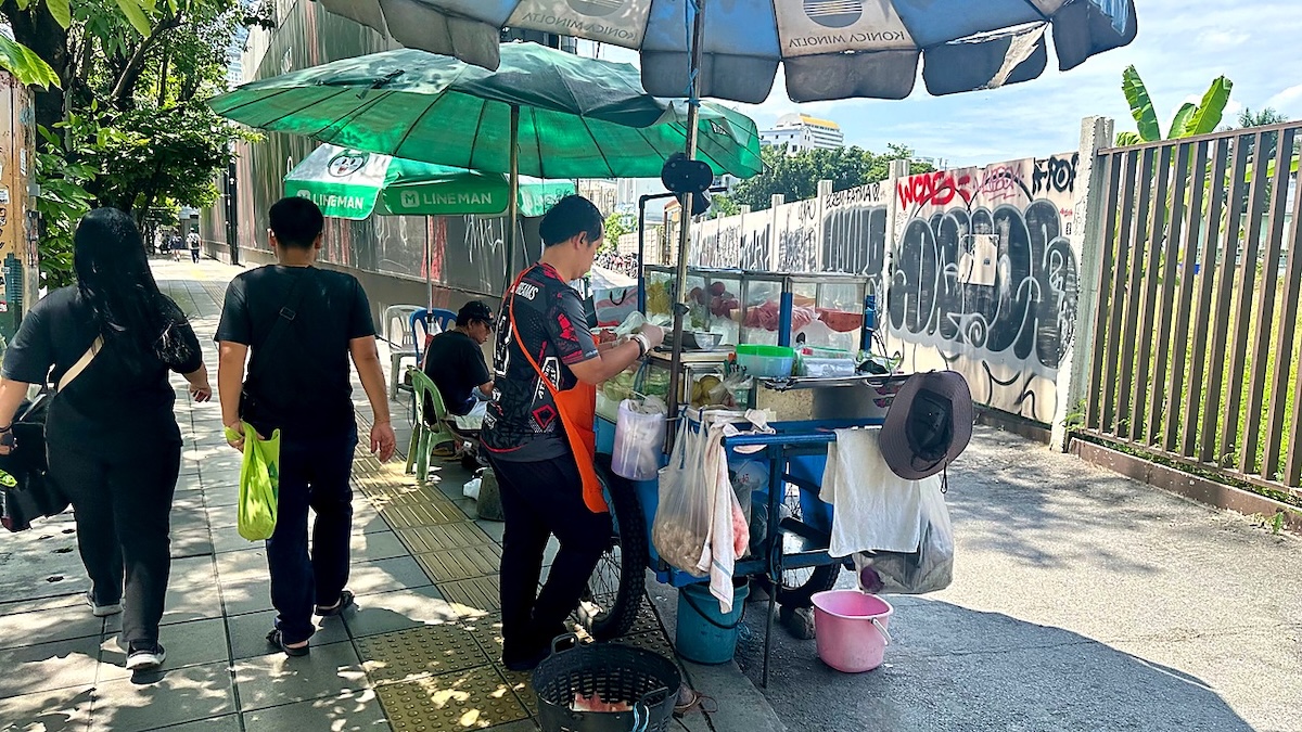 Bangkok marchand de rue