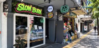 Boutique de cannabis à Bangkok