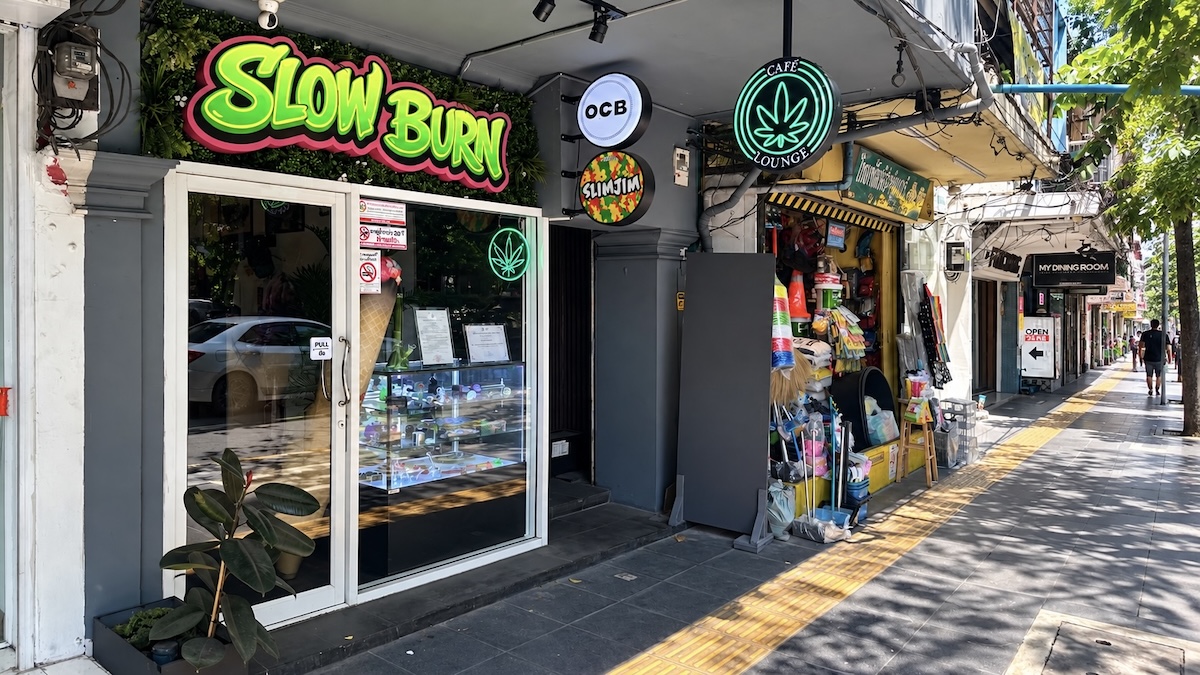 Boutique de cannabis à Bangkok
