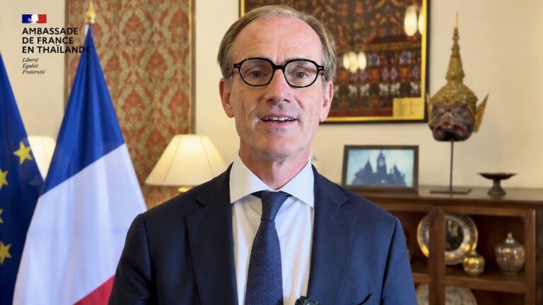 THAÏLANDE – FRANCE : Le nouvel ambassadeur de France à Bangkok se présente en vidéo