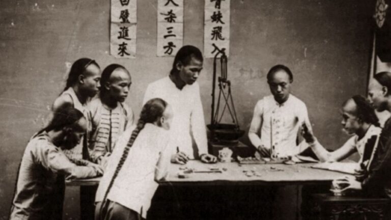 CHINE – HISTOIRE : Jeux d’argent, interdits et pourtant omniprésents dans la Chine d’autrefois