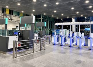 THAÏLANDE – TOURISME : À Suvarnabhumi, les portiques automatiques s’ouvrent aux voyageurs français Portique immigration Bangkok Suvarnabhumi
