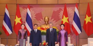 VIETNAM – THAÏLANDE : À Hanoï, tous les honneurs d’État pour Rama X Rama X To Lam à Hanoi