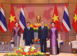 VIETNAM – THAÏLANDE : À Hanoï, tous les honneurs d’État pour Rama X Rama X To Lam à Hanoi