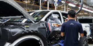 THAÏLANDE – ÉCONOMIE : Ford renforce son pari industriel dans le royaume Usine Ford en Thaïlande