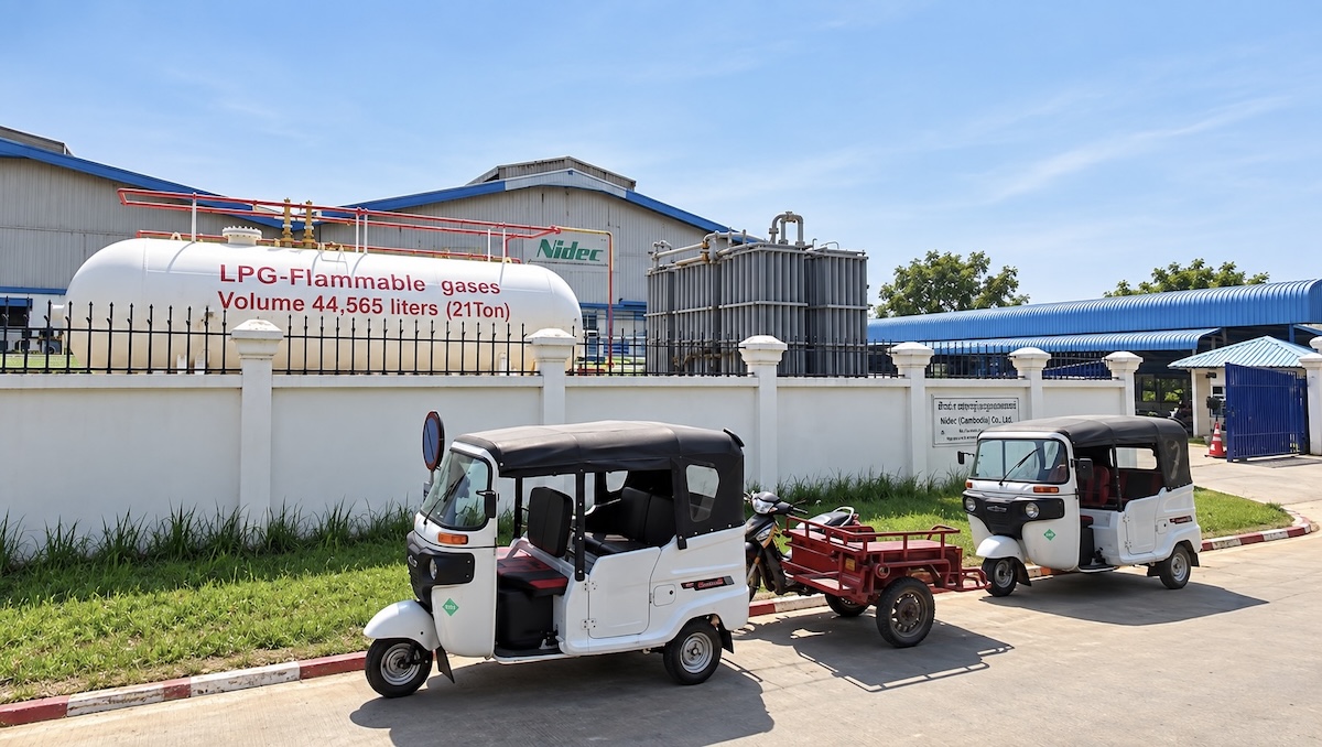 Usine Nidec à Poipet au Cambodge