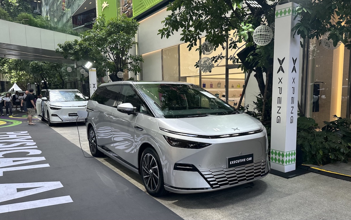 Voiture électrique à Bangkok