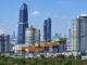 Vue de Bangkok avec constructions