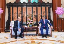 CHINE – ÉTATS-UNIS : Avant le sommet Xi-Trump, les marchés misent sur une trêve plutôt qu’un grand accord Xi Jinping et Donal Trump