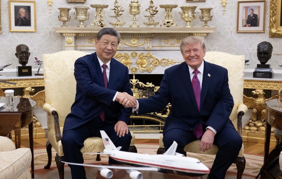 Xi Jinping et Donald Trump - White house