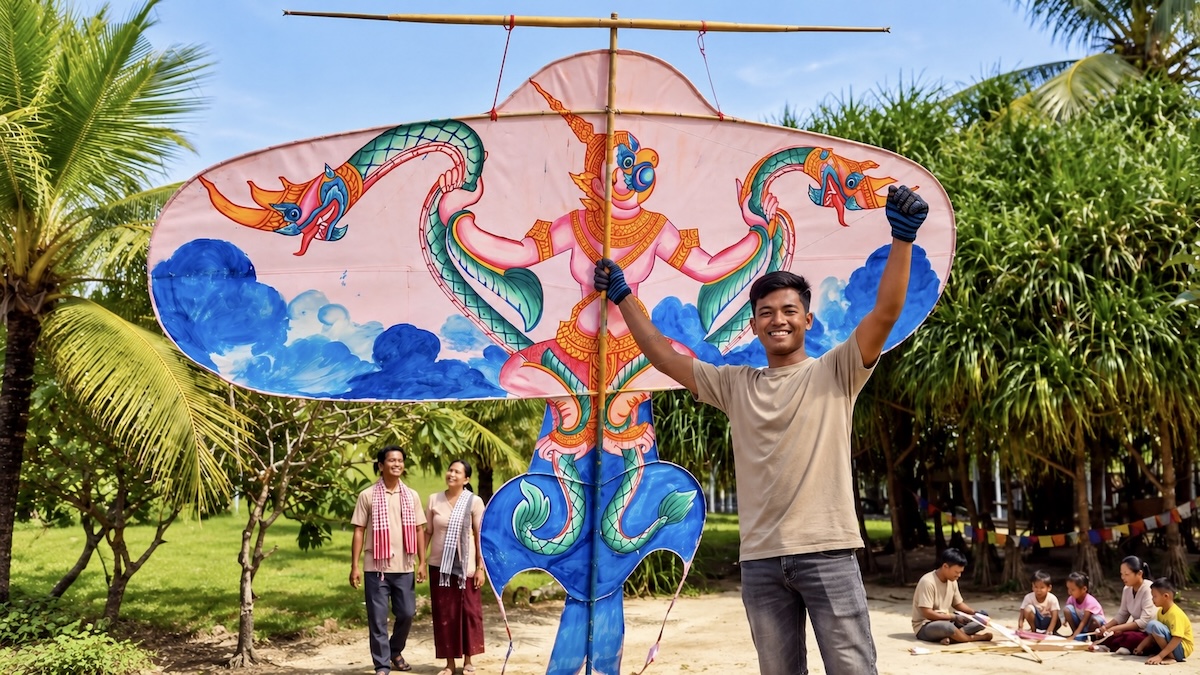 cerf-volant khmer