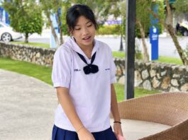 élève thaïlandaise à Pattaya