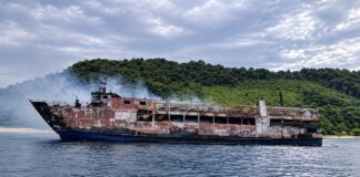PHILIPPINES – DRAME : Cinq morts après l’incendie d’un ferry près de Palawan ferry MV June Aster