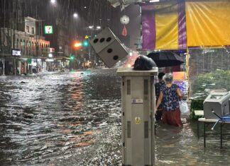 PATTAYA – INTEMPÉRIES : Plus de 100 mm de pluie, la ville de nouveau sous les eaux inondations à Pattaya le 24 septembre 2026