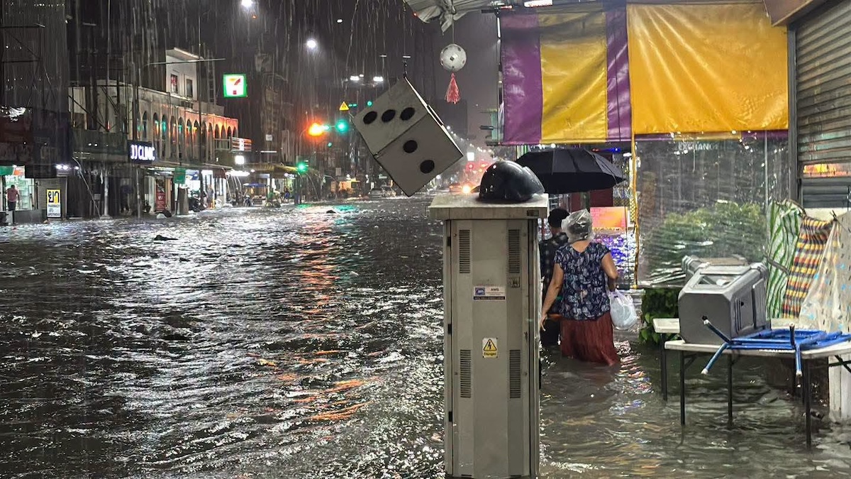 inondations à Pattaya le 24 septembre 2026