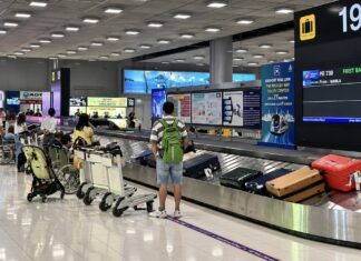 livraison des bagages Suvarnabhumi