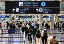 touristes arrivée Suvarnabhumi