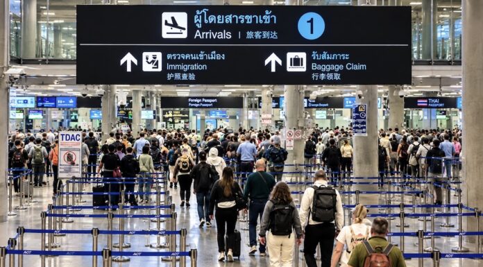 GAVROCHE HEBDO – ÉDITORIAL : Face aux étrangers, une vieille colère thaïlandaise touristes arrivée Suvarnabhumi