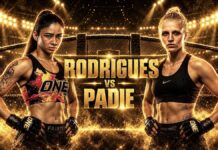 THAÏLANDE – FRANCE : Charlotte Padié face à la championne du monde ONE de muay-thaï Affiche MMA Rodrigues contre Padie